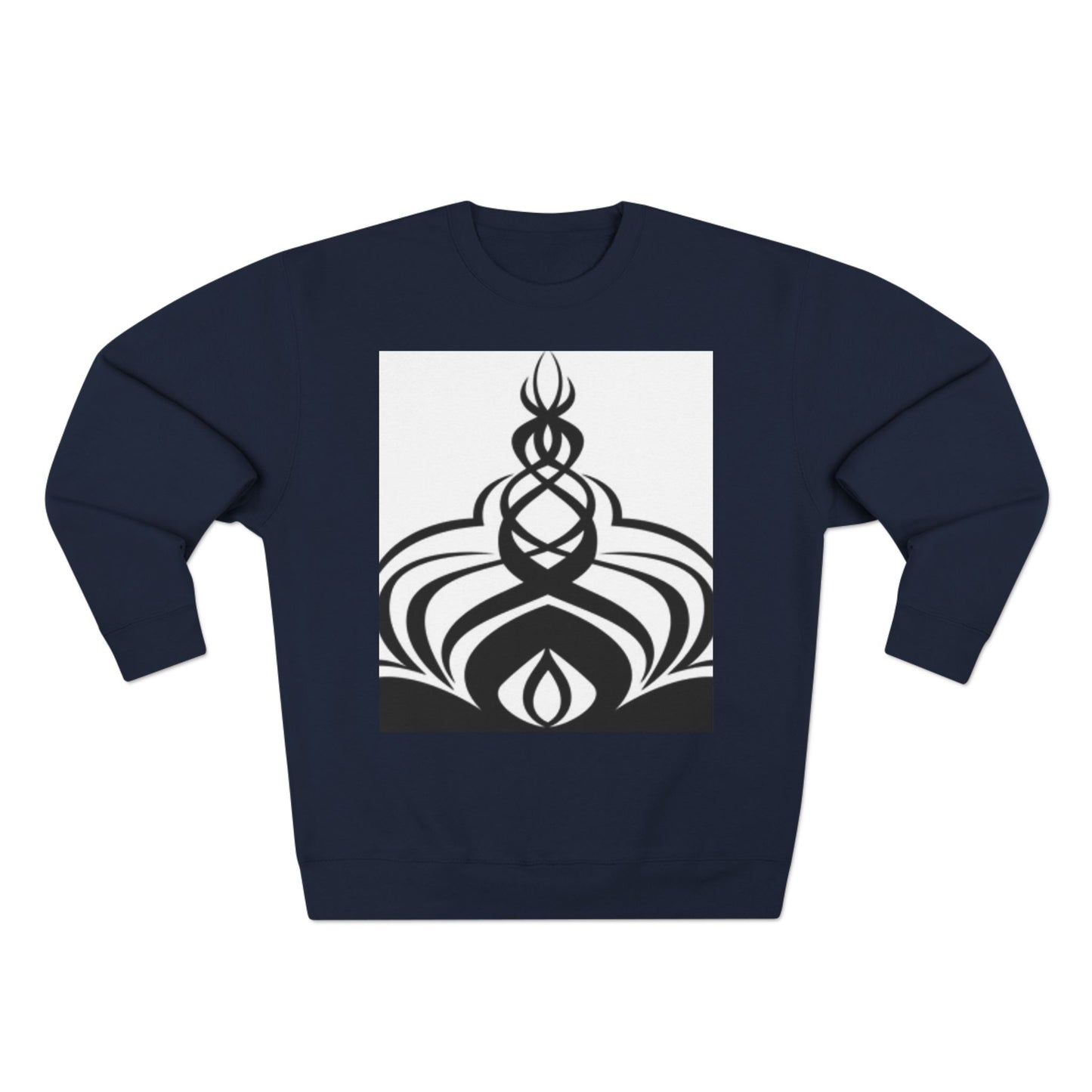 Modern Unisex Crewneck Sweatshirt with Abstract Design