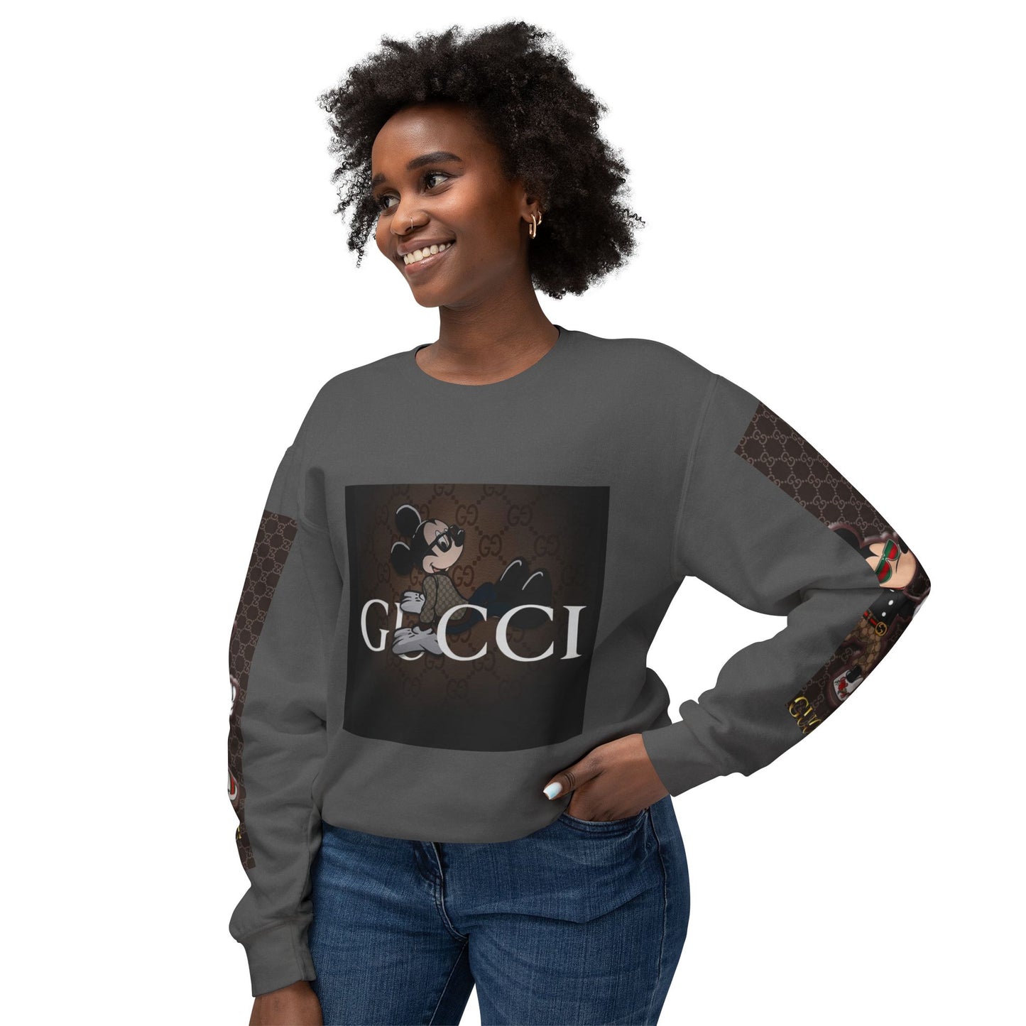 Mickey Mouse Stylish Crewneck Sweatshirt - Unisex Luxury Fashion