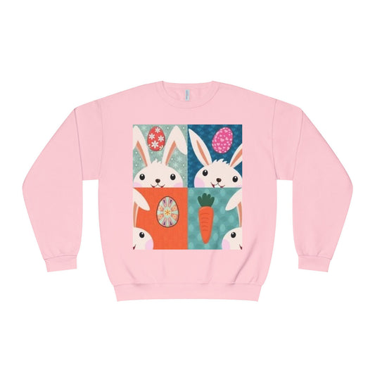Cute Easter Bunny Sweatshirt - Unisex Crewneck for Spring Celebrations