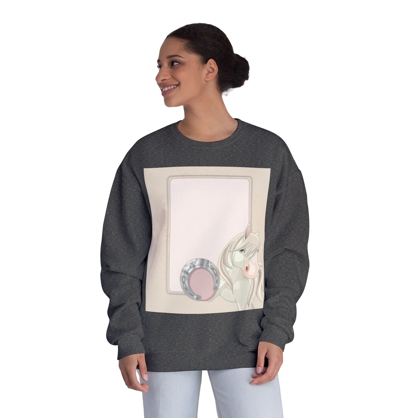 Cute Unicorn Blank Space Unisex Crewneck Sweatshirt