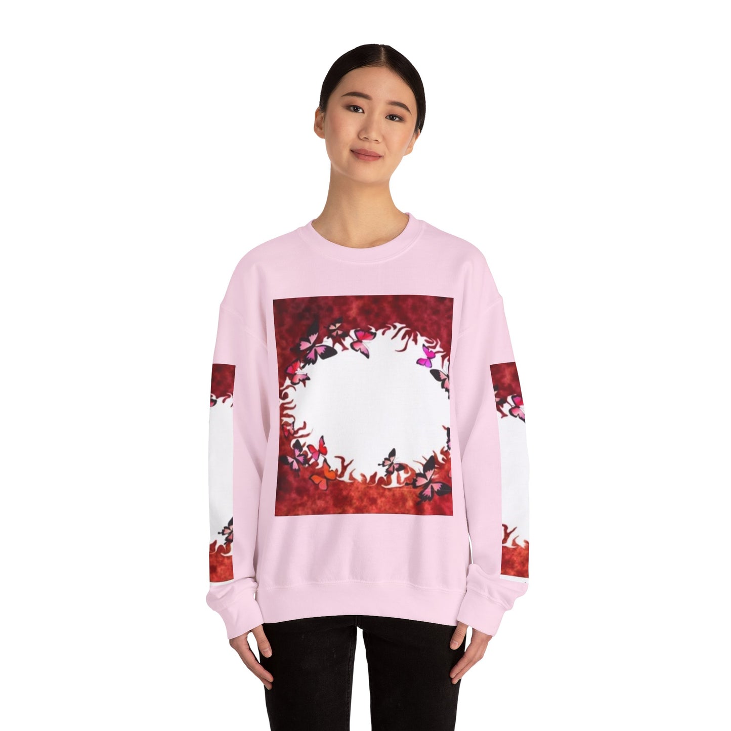 Floral Nature Crewneck Sweatshirt - Cozy Unisex Pullover for Nature Lovers