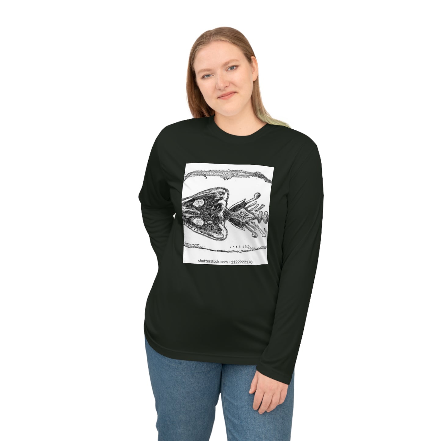 Outdoor Adventure Unisex Performance Long Sleeve Shirt - Vintage Rock Art Design