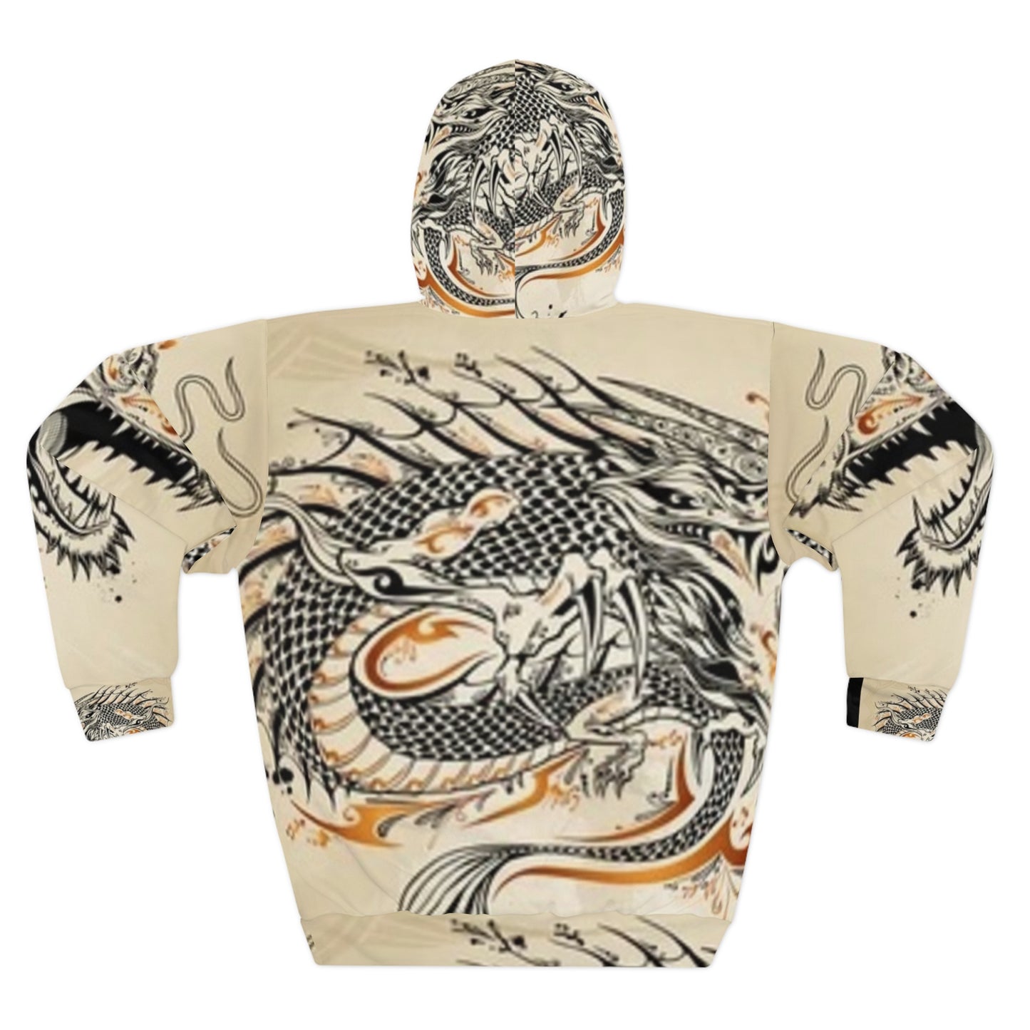 Bold Dragon Graphic Unisex Pullover Hoodie - Streetwear Style for Men & Women