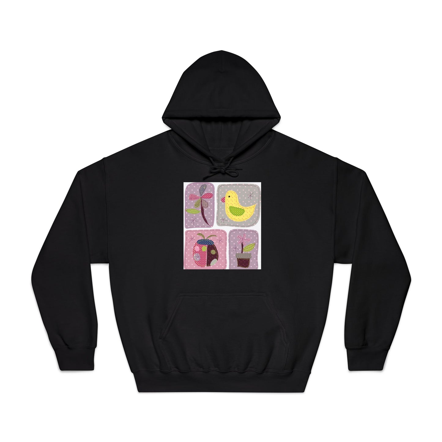 Cozy Unisex Hooded Sweatshirt with Floral Design - Perfect for Spring Celebrations