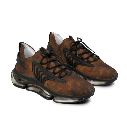 Men's Casual Mesh Sneakers - Stylish Brown Athletic Footwear