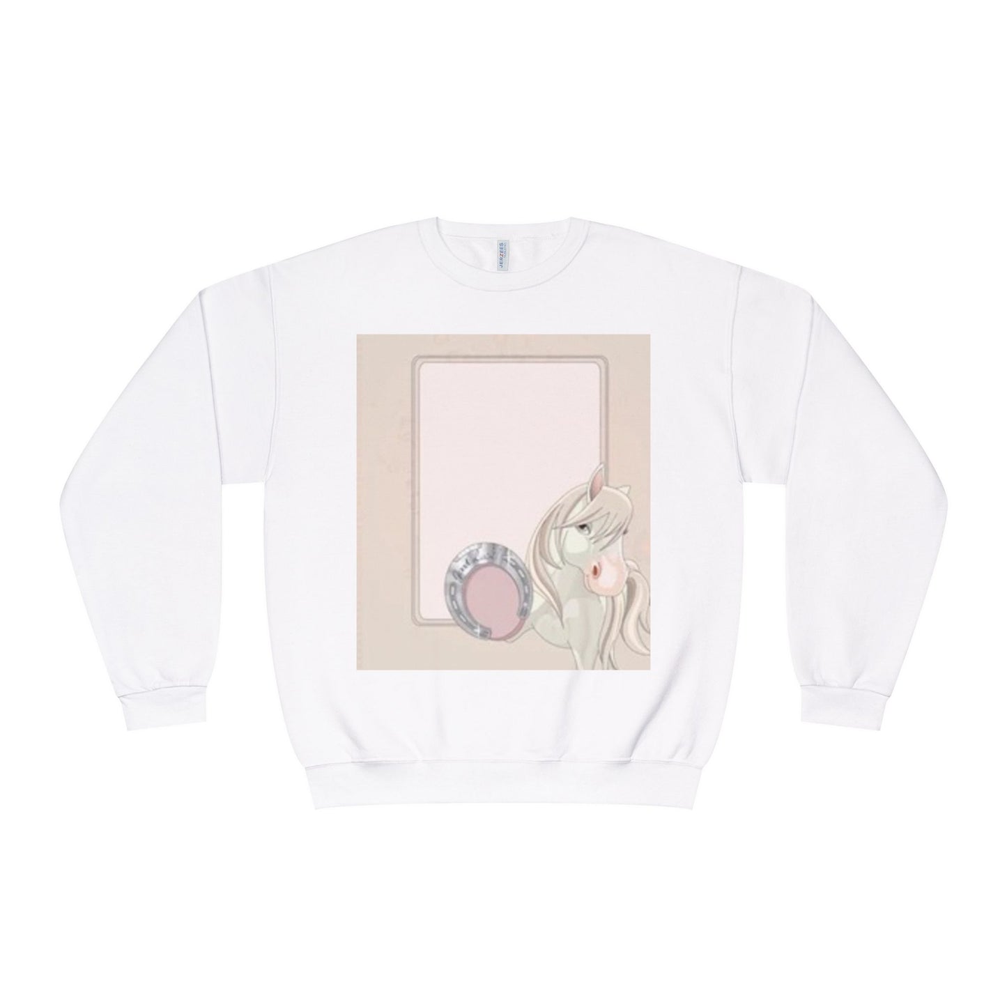 Cute Unicorn Blank Space Unisex Crewneck Sweatshirt
