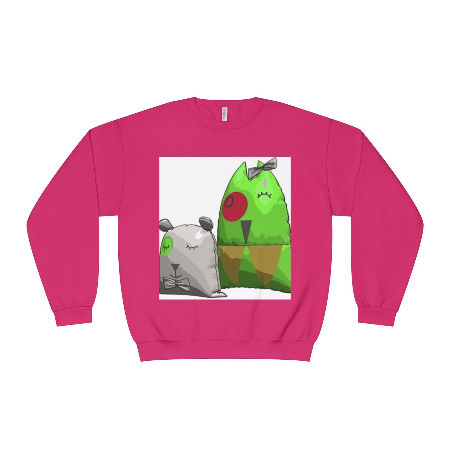 Cute Cartoon Monsters Unisex Crewneck Sweatshirt - Cozy Fun for All Ages