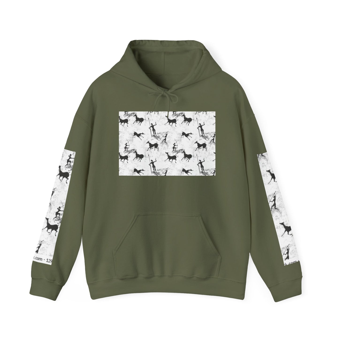 Unisex Heavy Blend Hooded Sweatshirt - Equestrian-Inspired Design