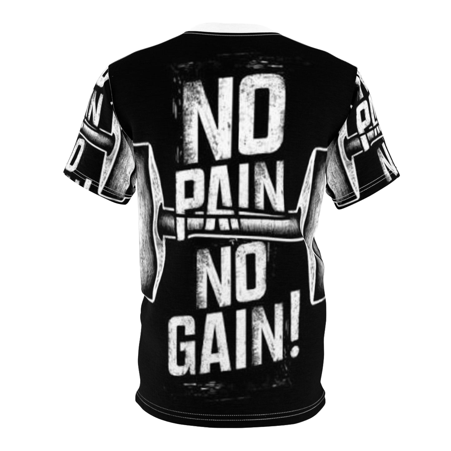 No Pain No Gain Unisex Gym Tee - Motivational Workout Shirt