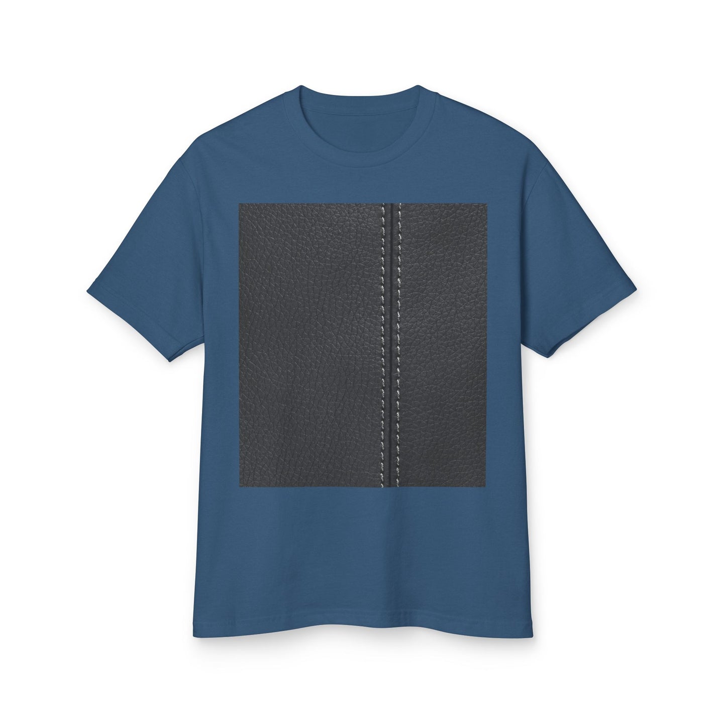 Stylish Texture Unisex Heavyweight Tee - Unique Fur & Leather Design
