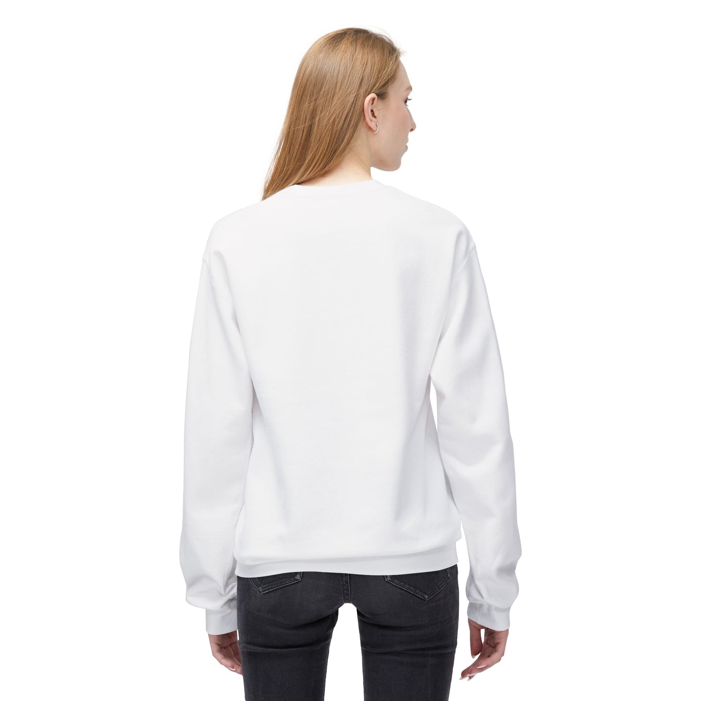 Motivational 'Never Give Up' Crewneck Sweatshirt - Unisex Midweight Fleece