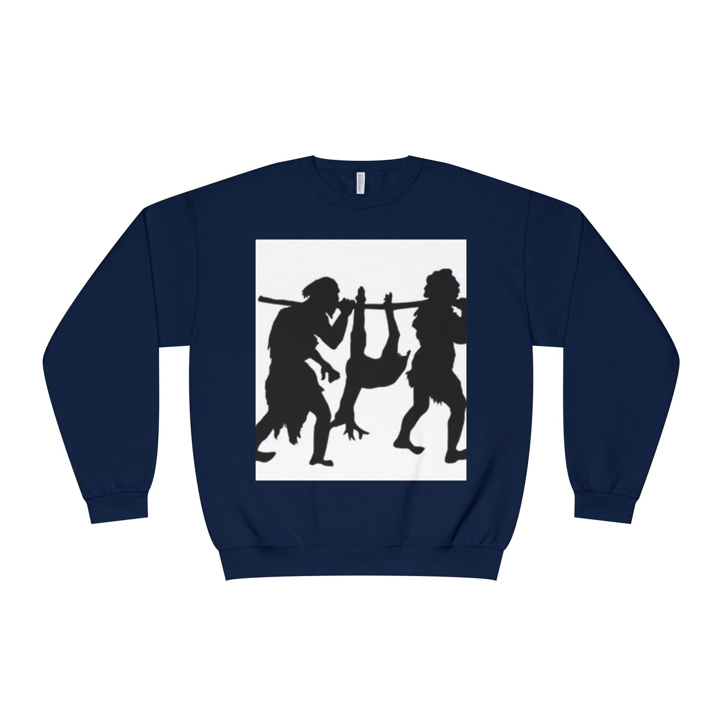 Caveman Humor Unisex Crewneck Sweatshirt - Fun Graphic Design