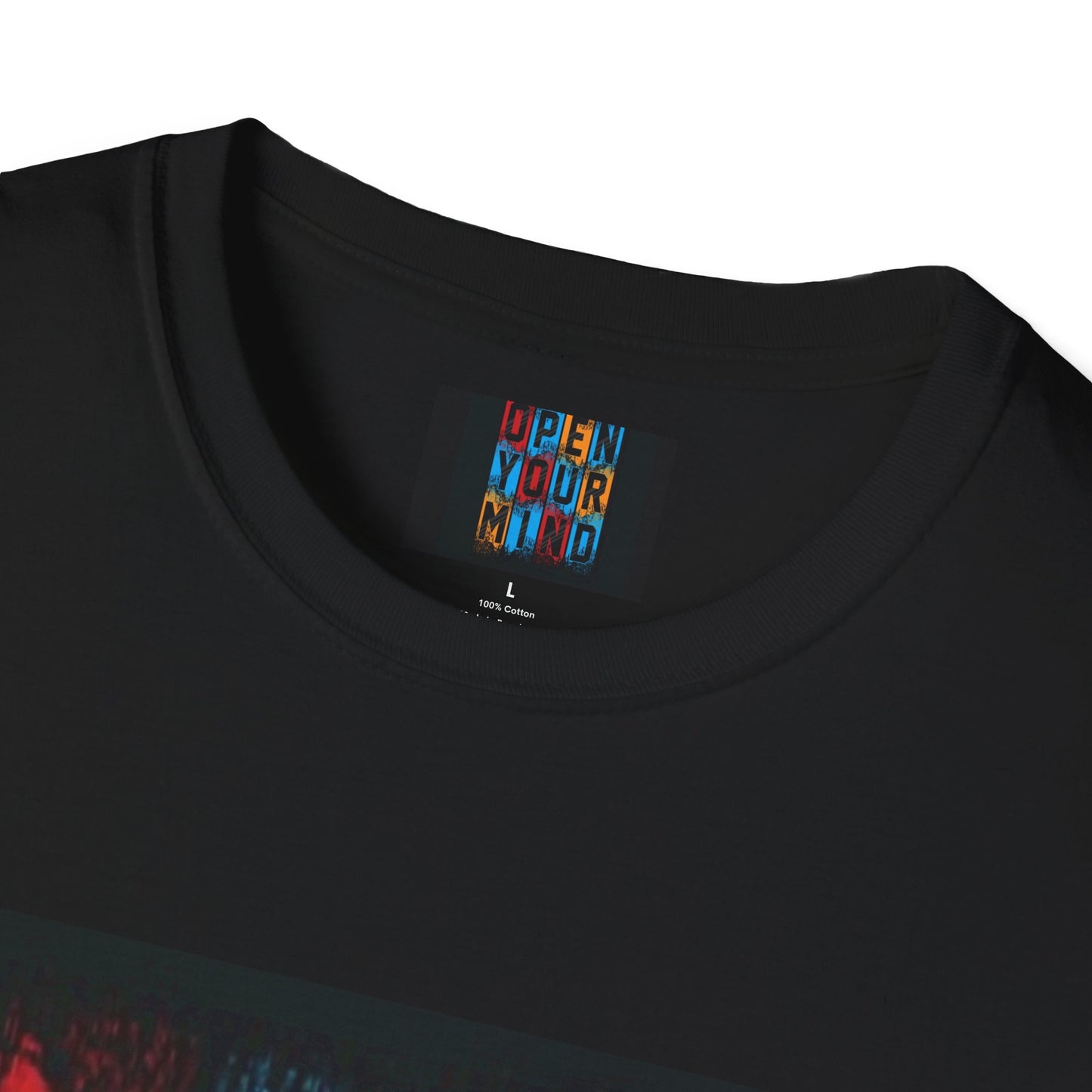 Open Your Mind Unisex Softstyle T-Shirt - Inspiring Wear for Creative Souls