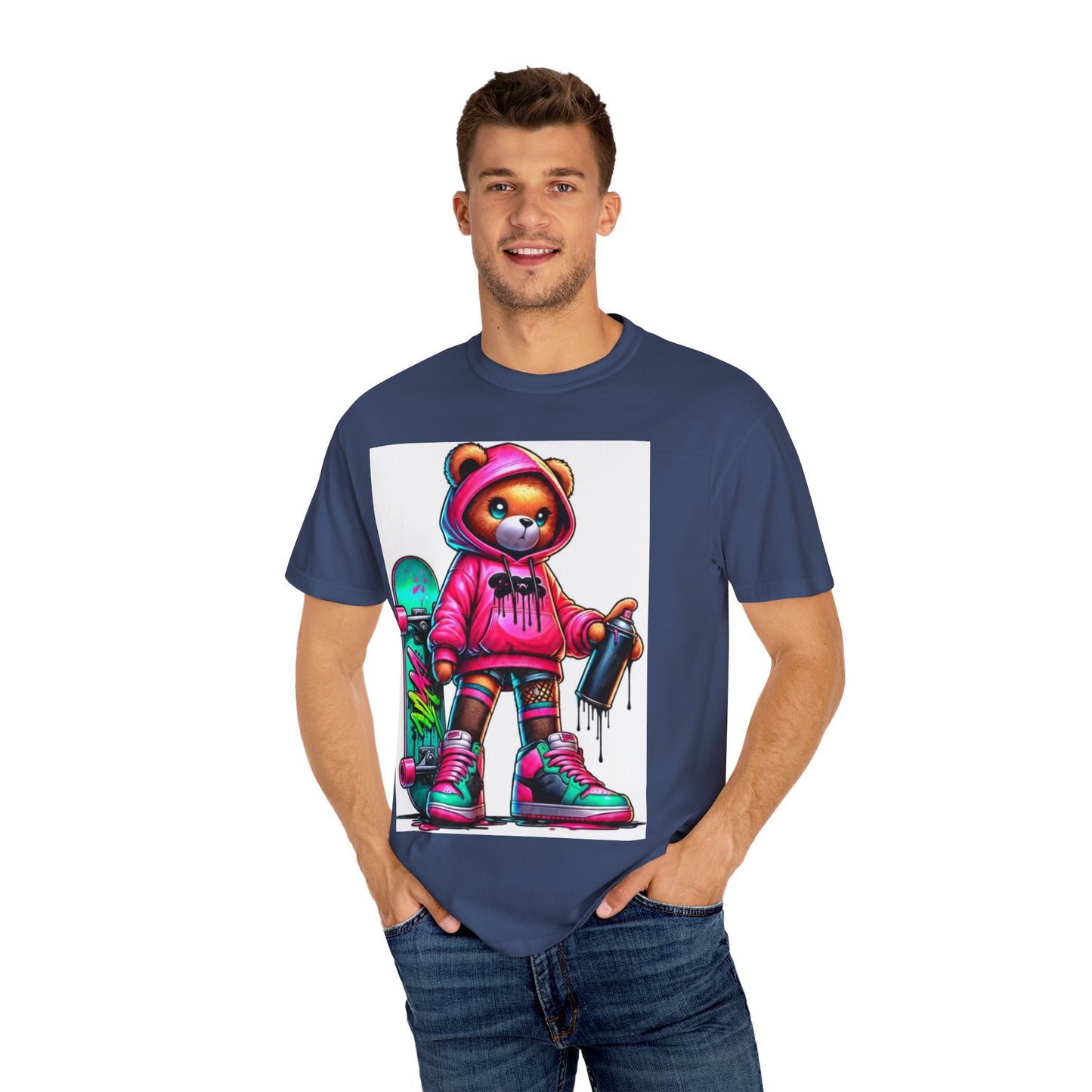 Graffiti Bear Unisex T-Shirt - Cool Streetwear Design for Skateboard Lovers