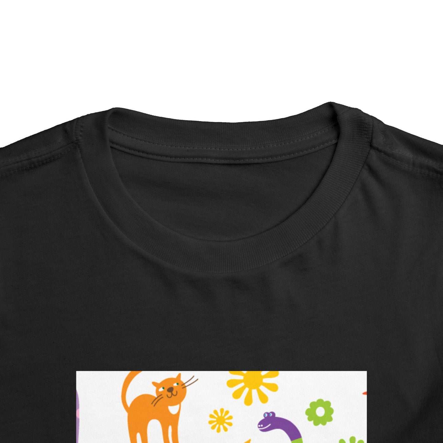 Playful Toddler Tee with Fun Animal Prints