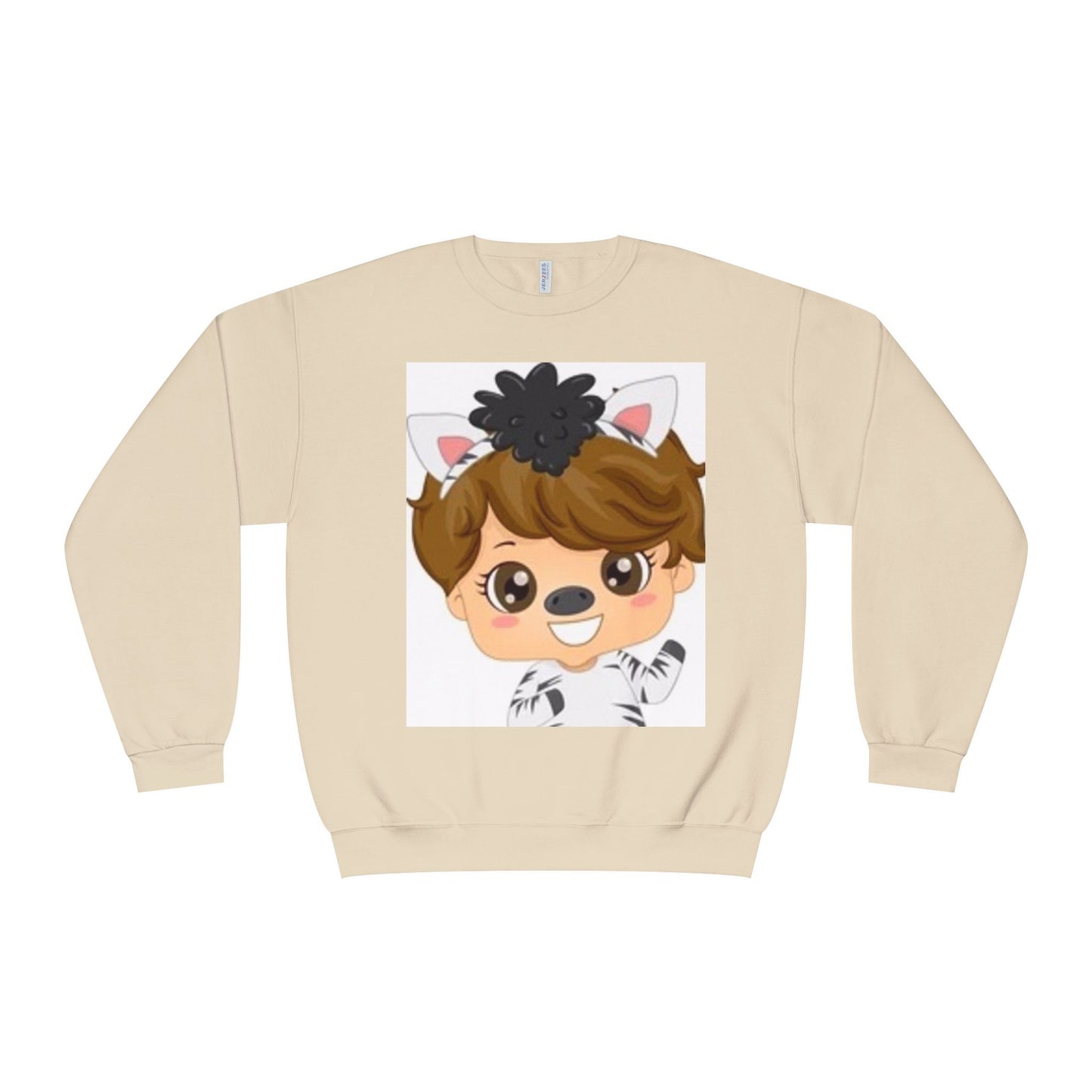 Cute Cartoon Animal Crewneck Sweatshirt for Kids