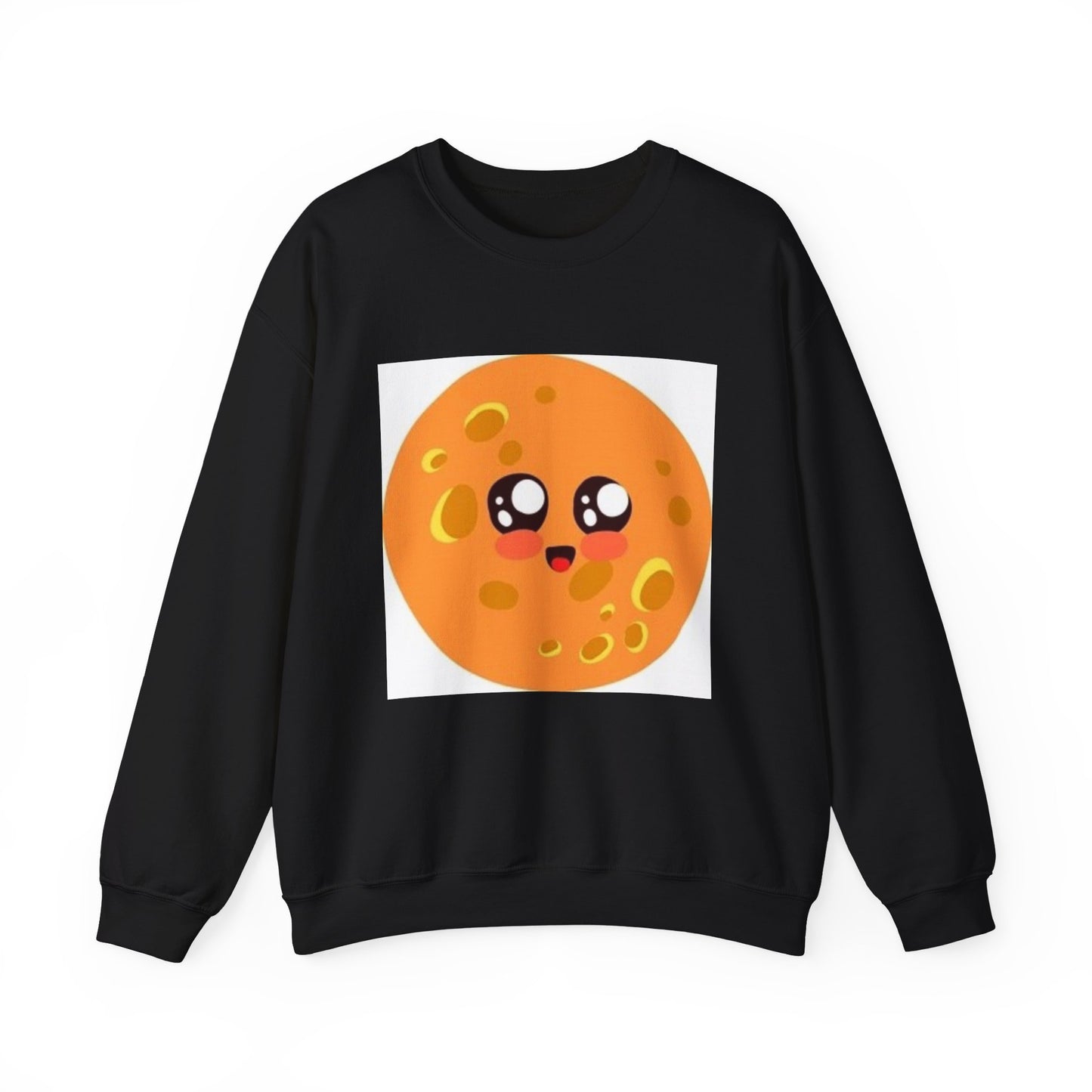 Cute Cartoon Moon Unisex Sweatshirt - Heavy Blend Crewneck