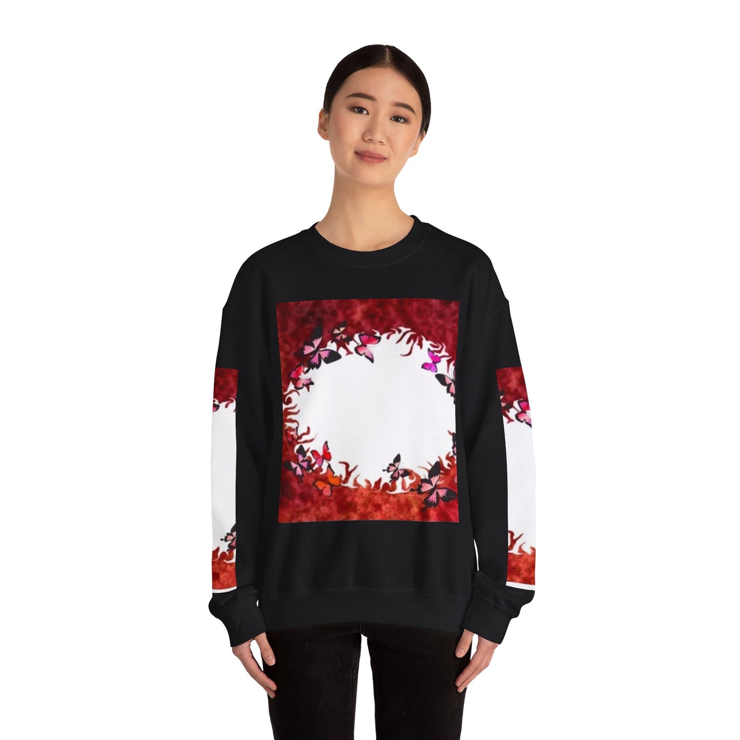 Floral Nature Crewneck Sweatshirt - Cozy Unisex Pullover for Nature Lovers