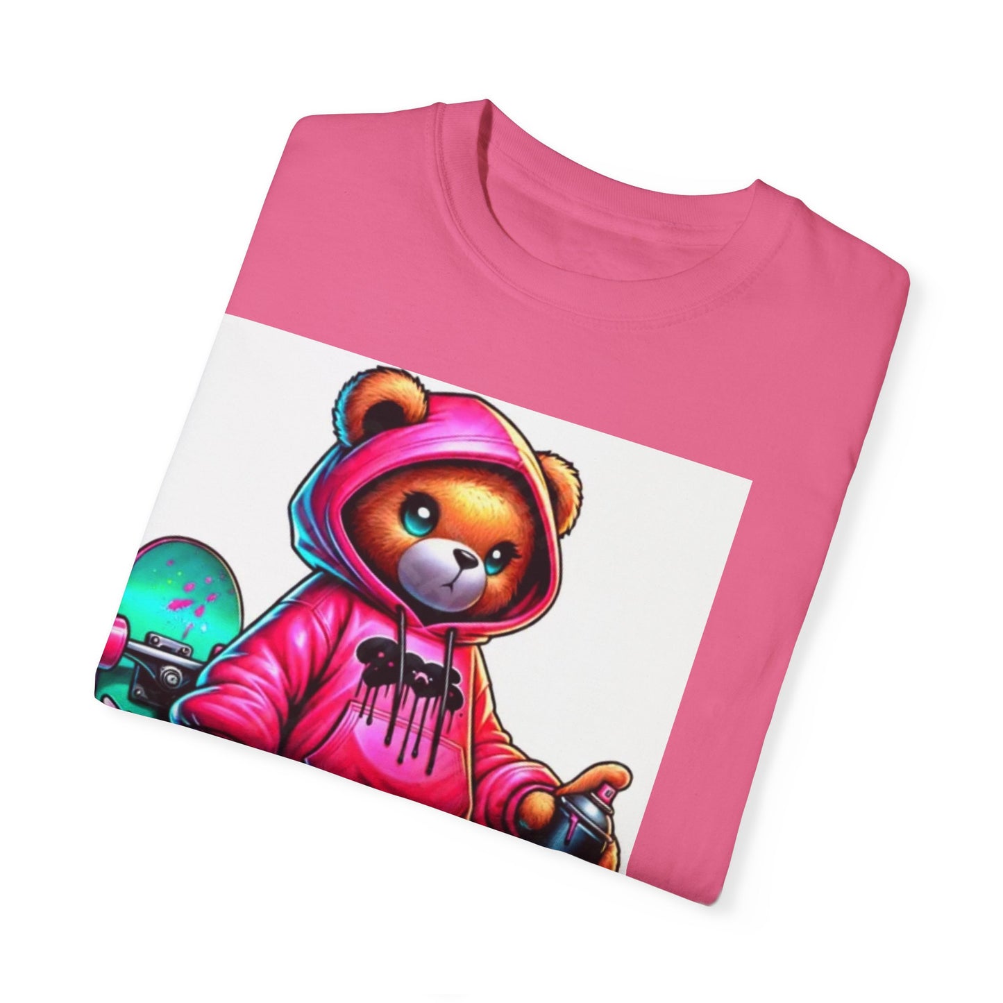 Graffiti Bear Unisex T-Shirt - Cool Streetwear Design for Skateboard Lovers