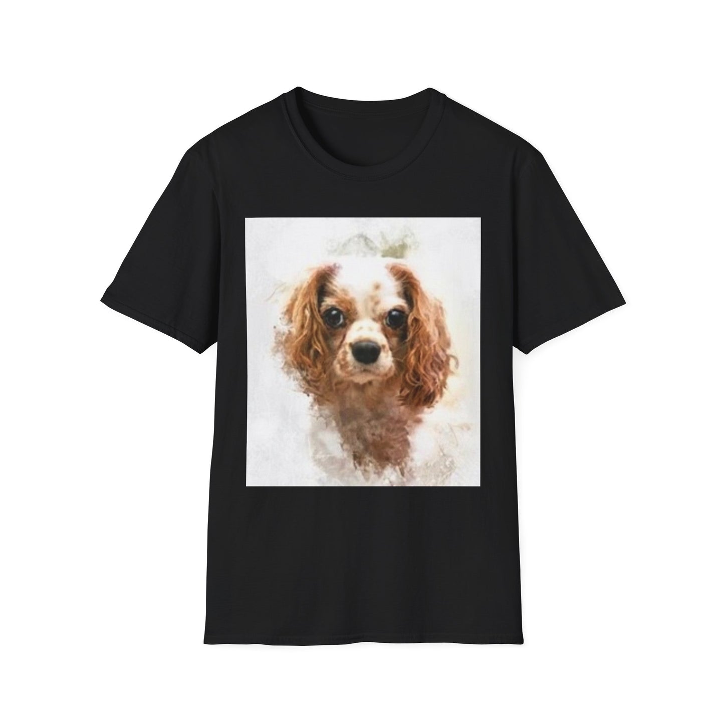 Playful Rabbit Design Unisex Softstyle T-Shirt - Perfect for Spring Celebrations