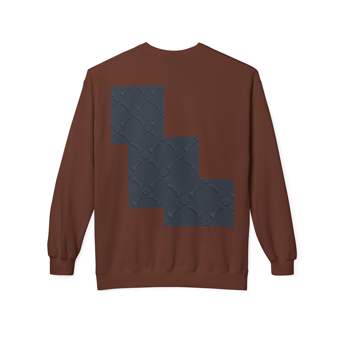 Minimalist Pet-Themed Crewneck Sweatshirt for Animal Lovers