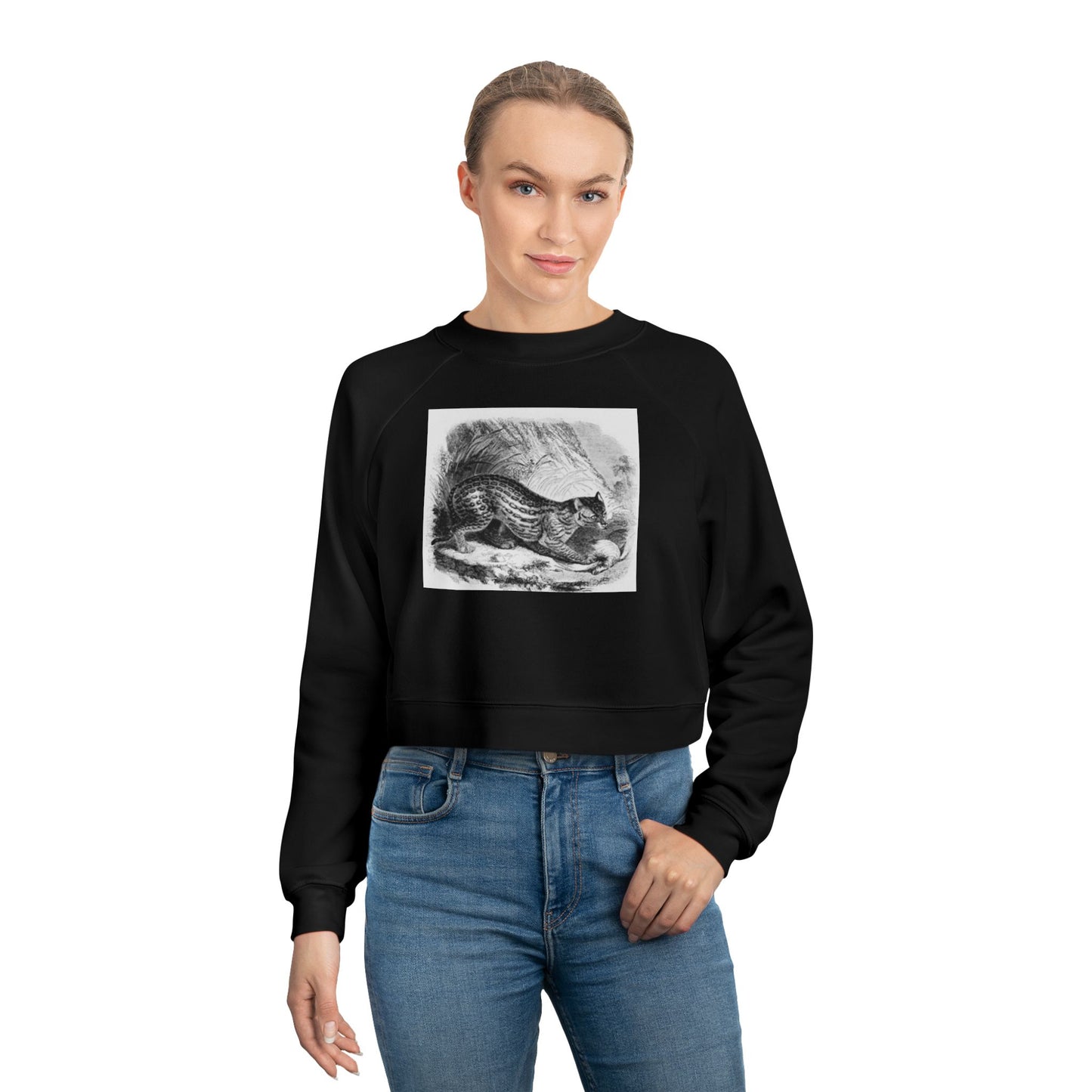 Women's Cropped Fleece Pullover
