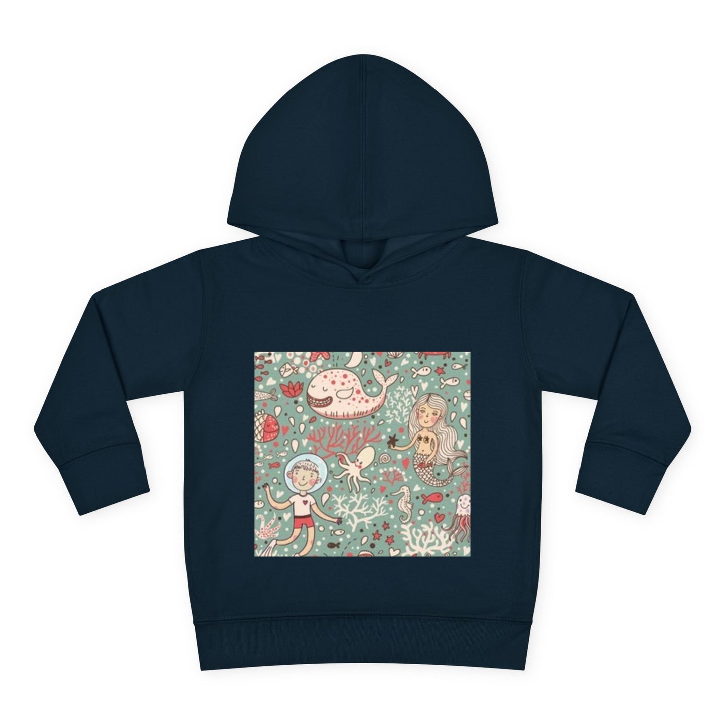 Whimsical Ocean Adventure Toddler Hoodie