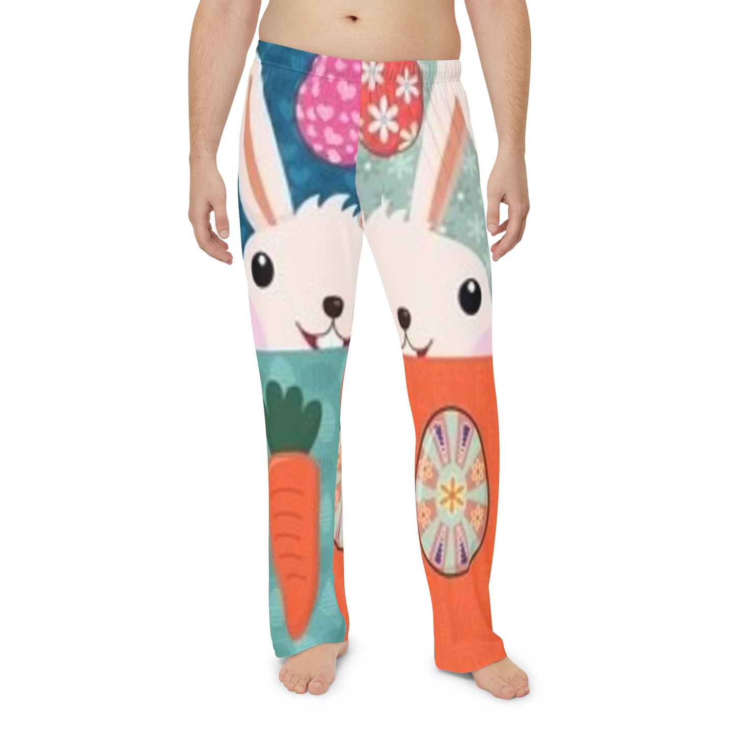 Cute Bunny Pajama Pants for Men - Fun & Cozy Loungewear