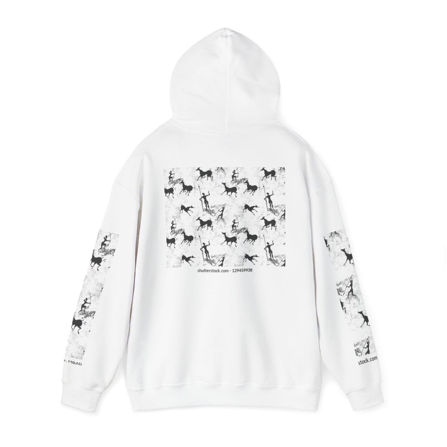 Unisex Heavy Blend Hooded Sweatshirt - Equestrian-Inspired Design
