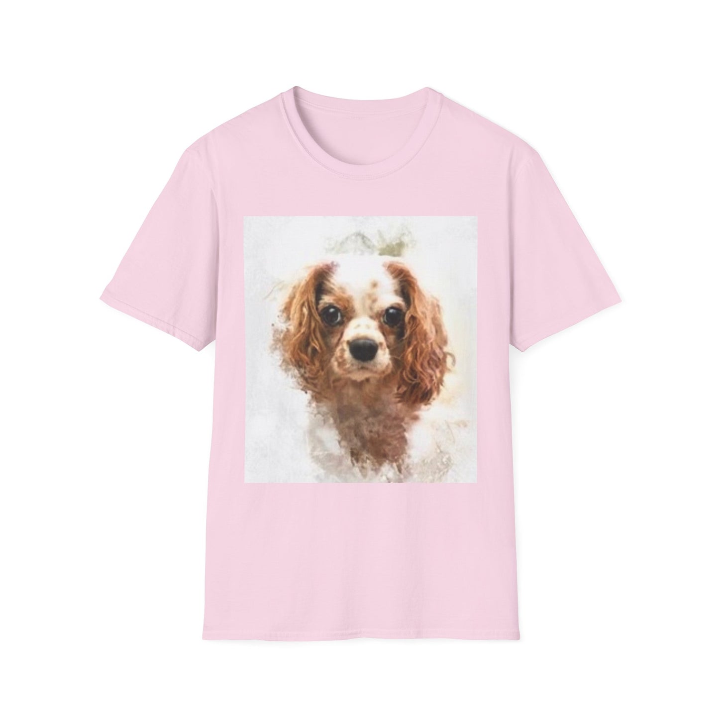 Playful Rabbit Design Unisex Softstyle T-Shirt - Perfect for Spring Celebrations