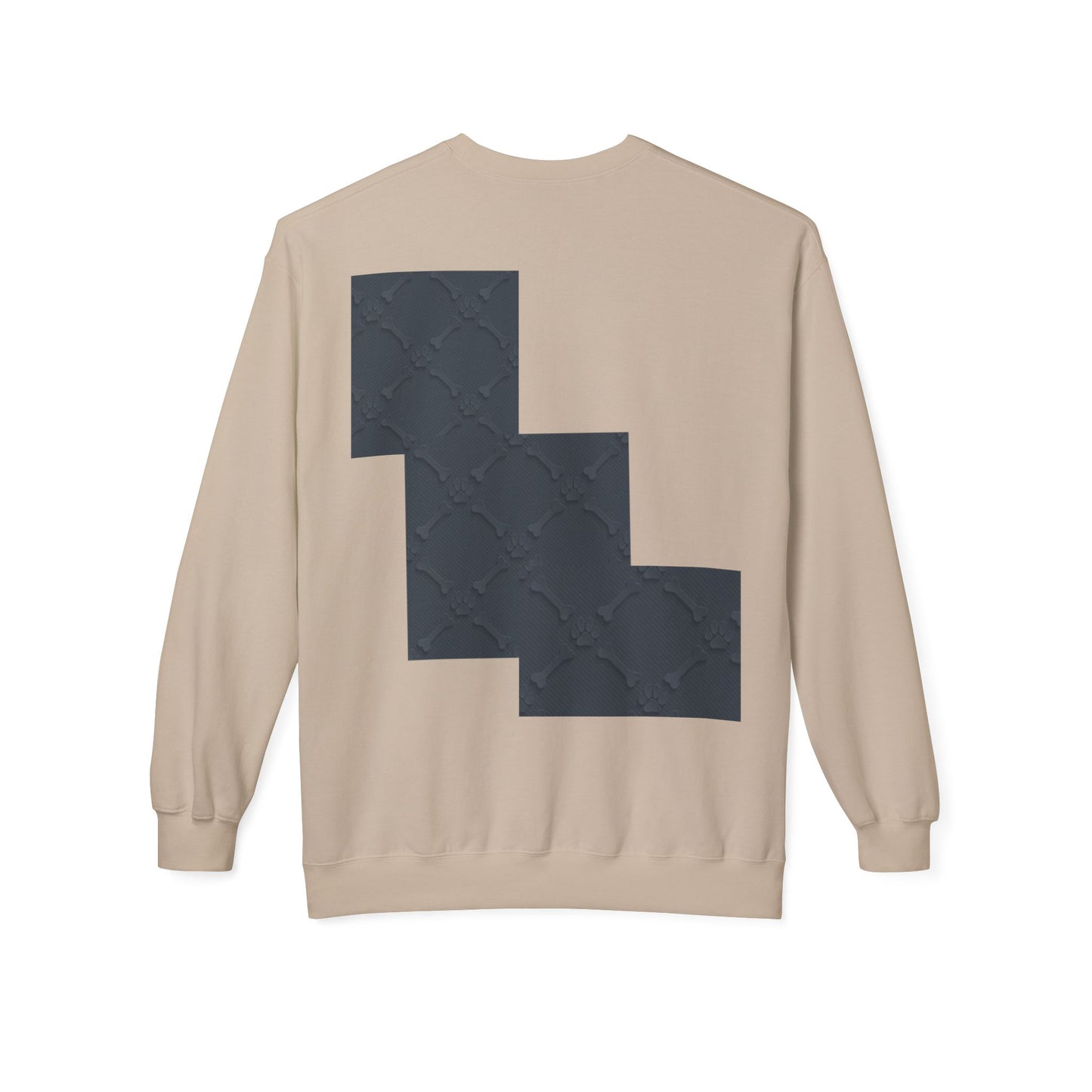 Minimalist Pet-Themed Crewneck Sweatshirt for Animal Lovers