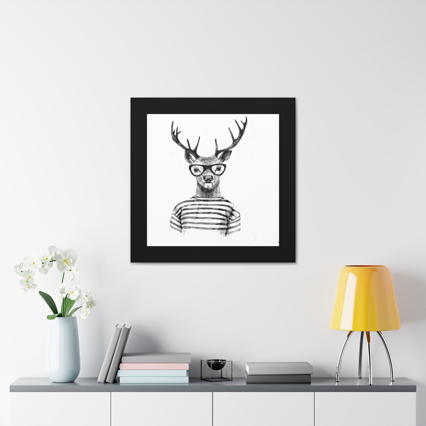 Whimsical Deer Canvas Gallery Wraps - Unique Home Decor for Animal Lovers