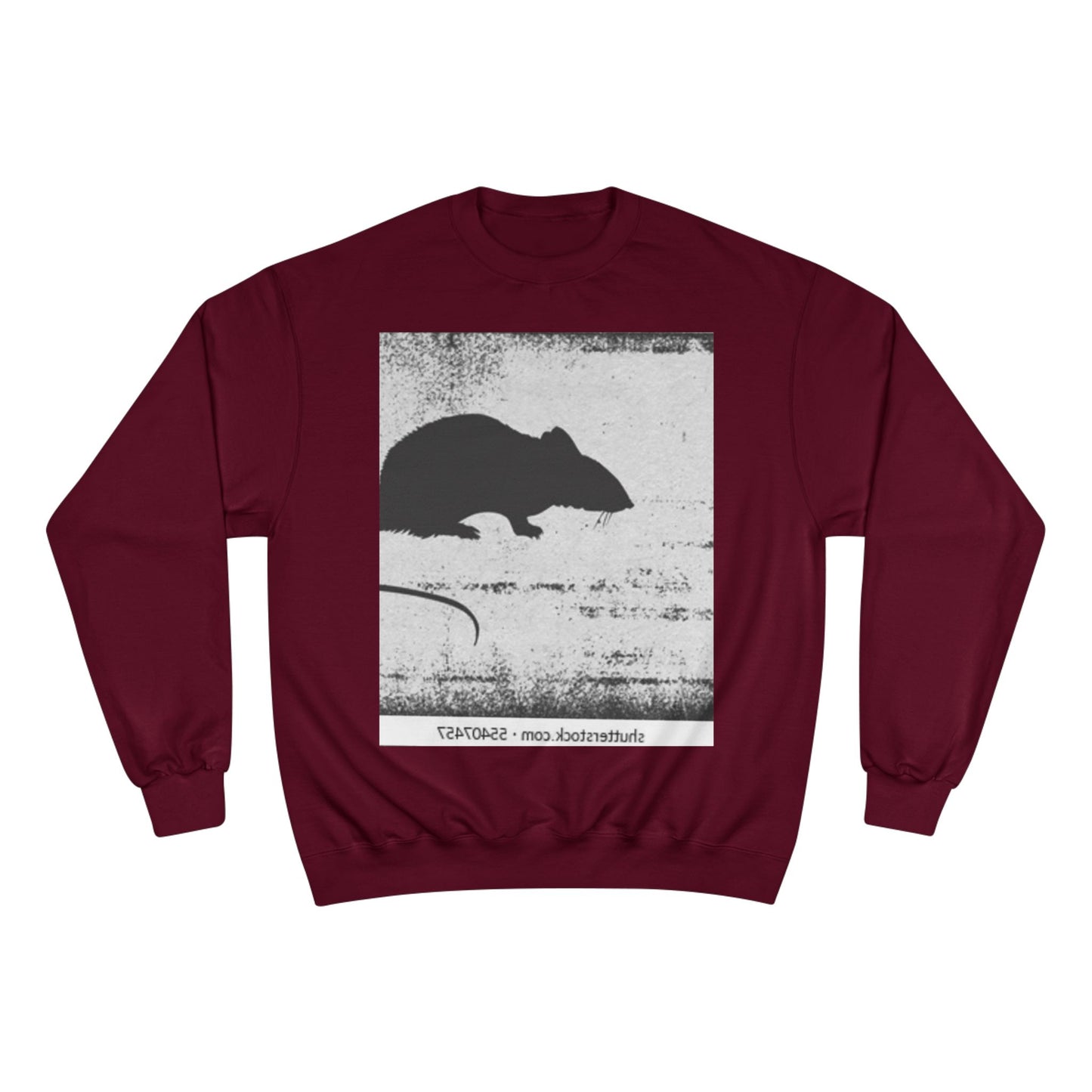 Vintage Style Rat Champion Sweatshirt - Cozy Layer for Animal Lovers