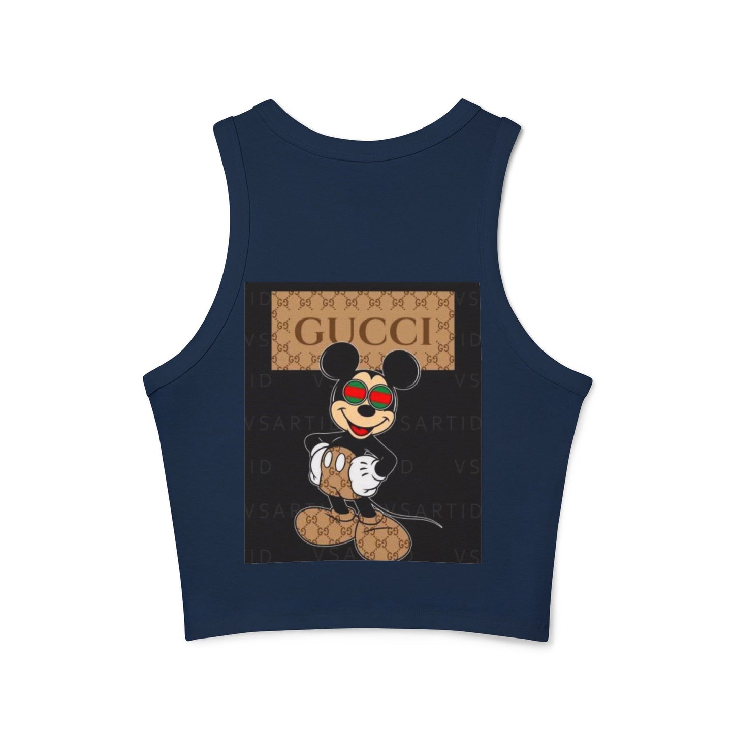 Trendy Women's Micro Rib Racer Tank Top - Stylish and Comfortable for Everyday Wear