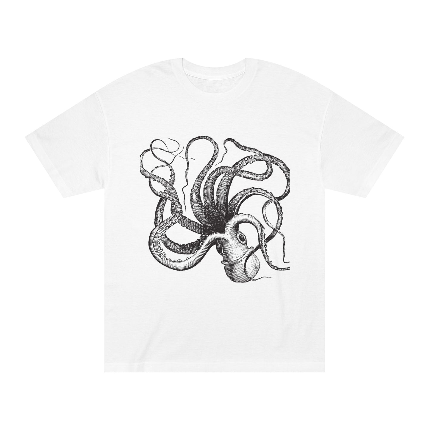 Octopus Graphic Unisex Classic Tee - Nautical Vibe Perfect for Ocean Lovers