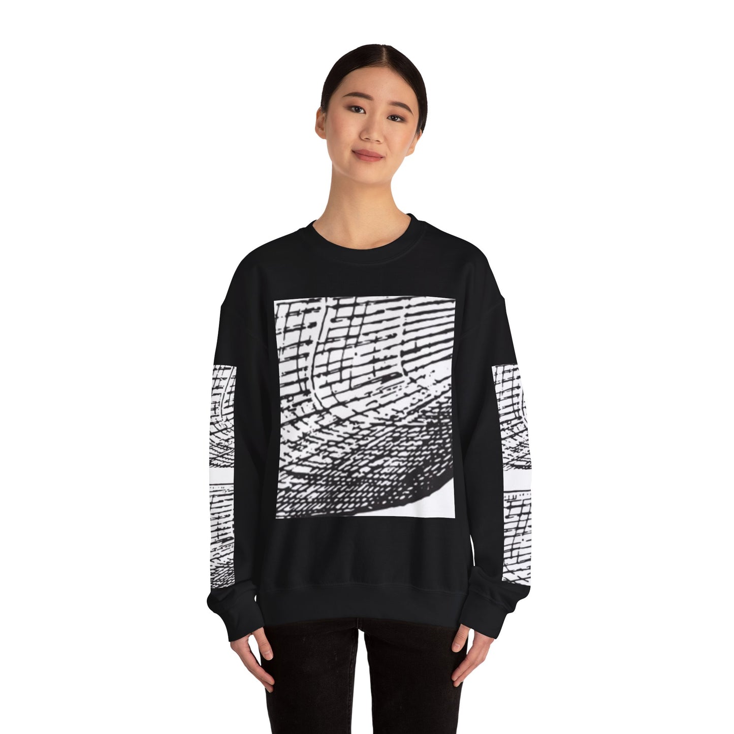 Artistic Unisex Crewneck Sweatshirt - Abstract Design for Cozy Vibes