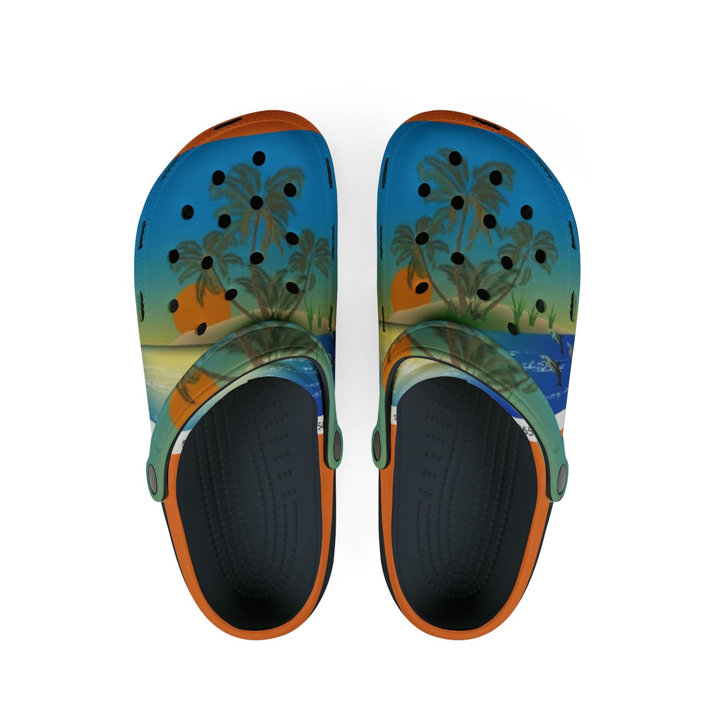Tropical Vibe EVA Foam Clogs - Summer Ready Outdoor Shoes