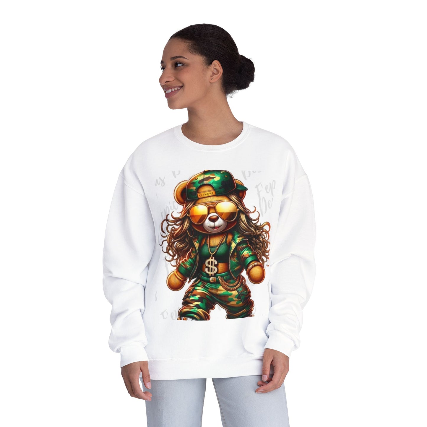 Cool Bear Crewneck Sweatshirt - Unisex Streetwear Style