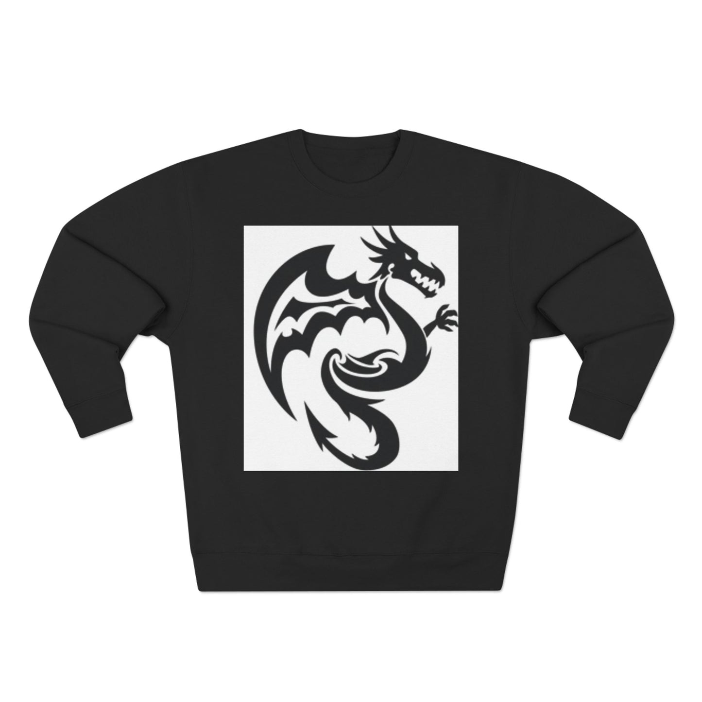 Unisex Dragon Graphic Crewneck Sweatshirt - Stylish & Cozy for Fantasy Lovers