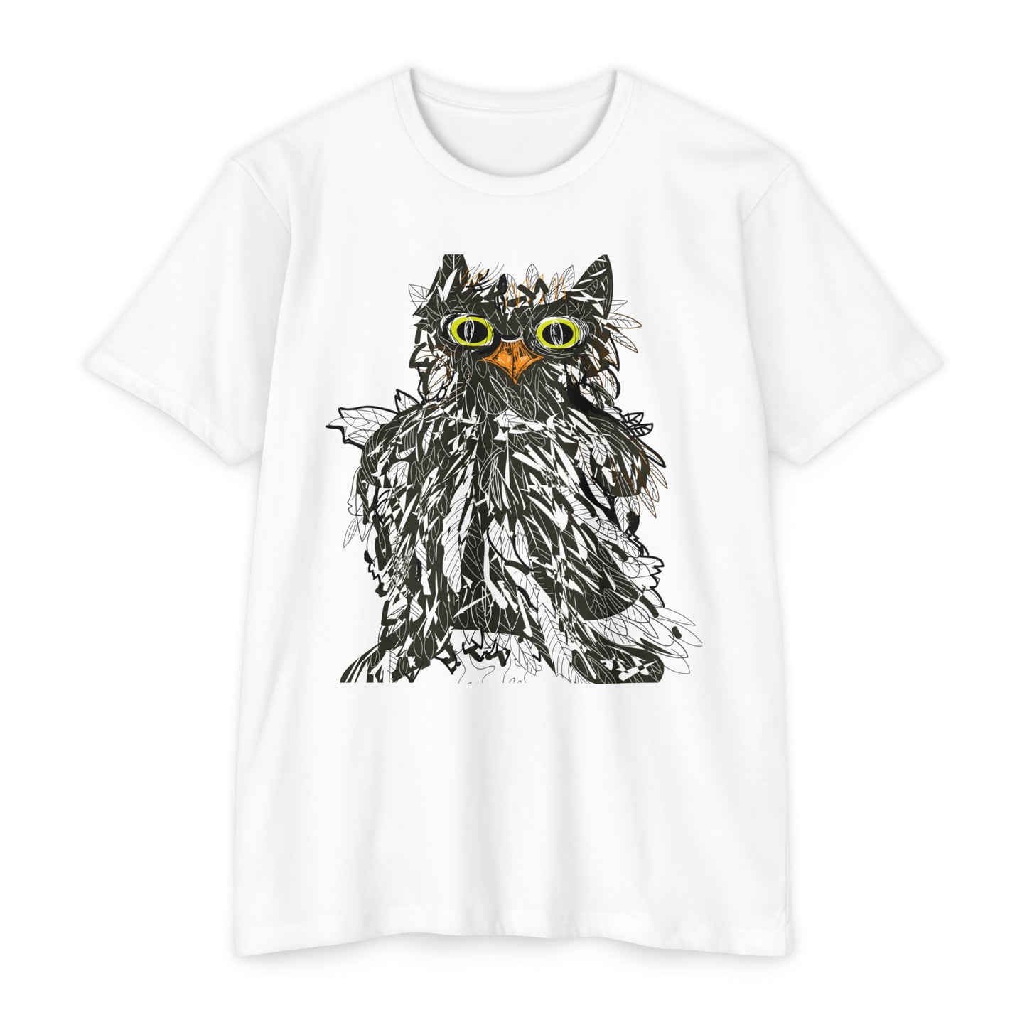 Whimsical Cat Graphic Unisex T-Shirt - Fun & Artsy Apparel