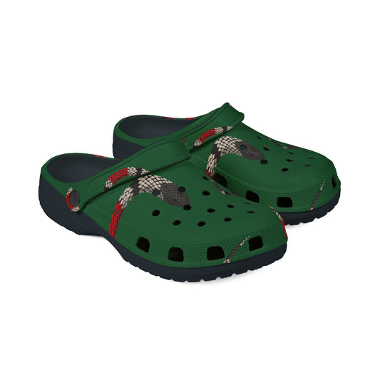 Festive EVA Foam Rubber Clogs with Polka Dots & Holiday Design
