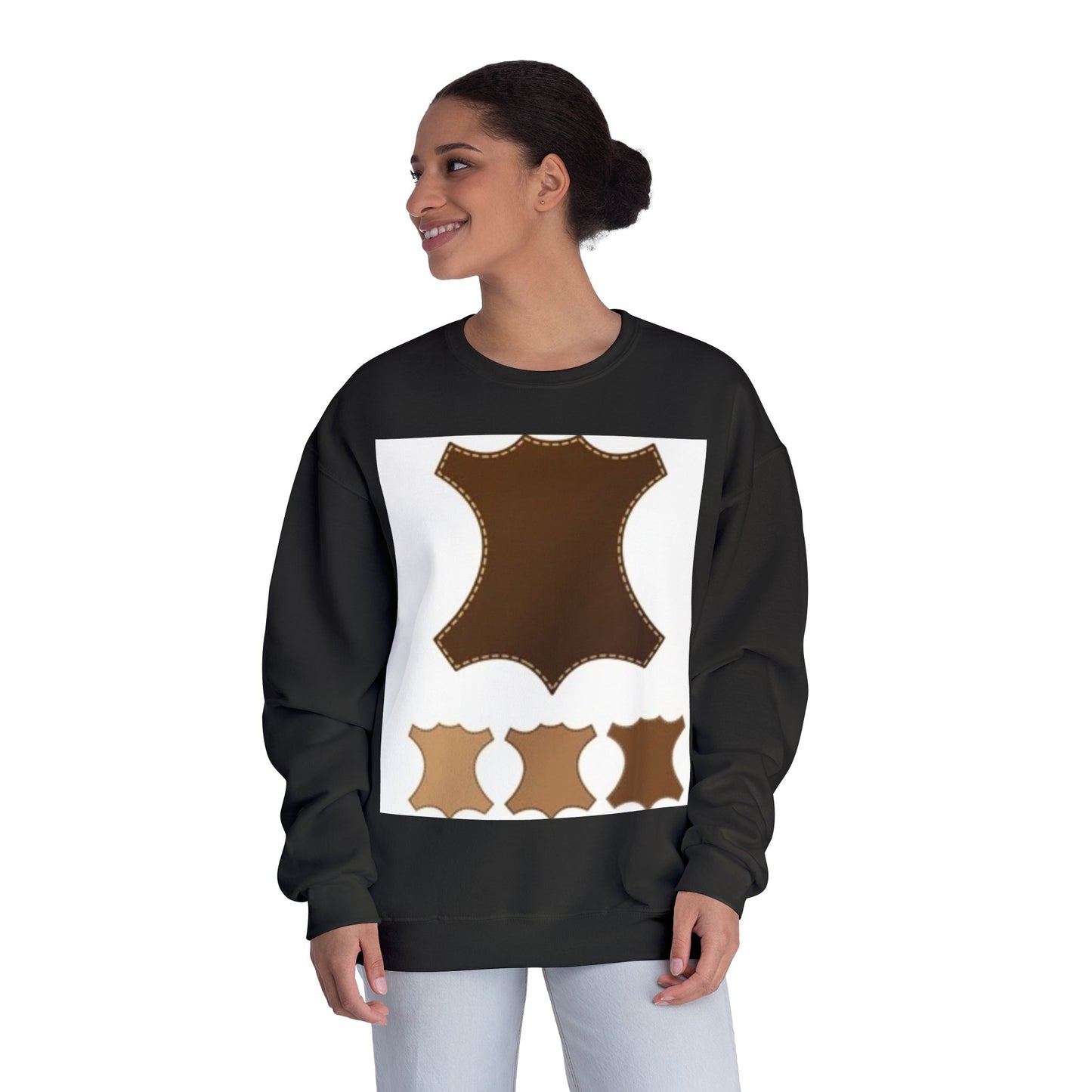 Artisan Leather Pattern Unisex Crewneck Sweatshirt