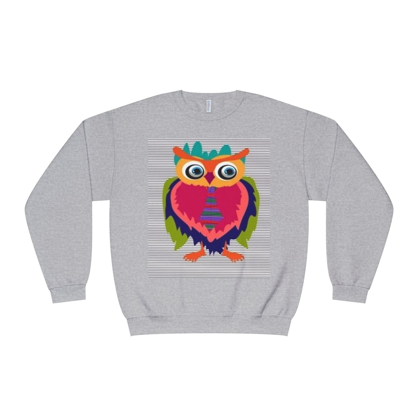 Colorful Owl Sweatshirt - Unisex Crewneck