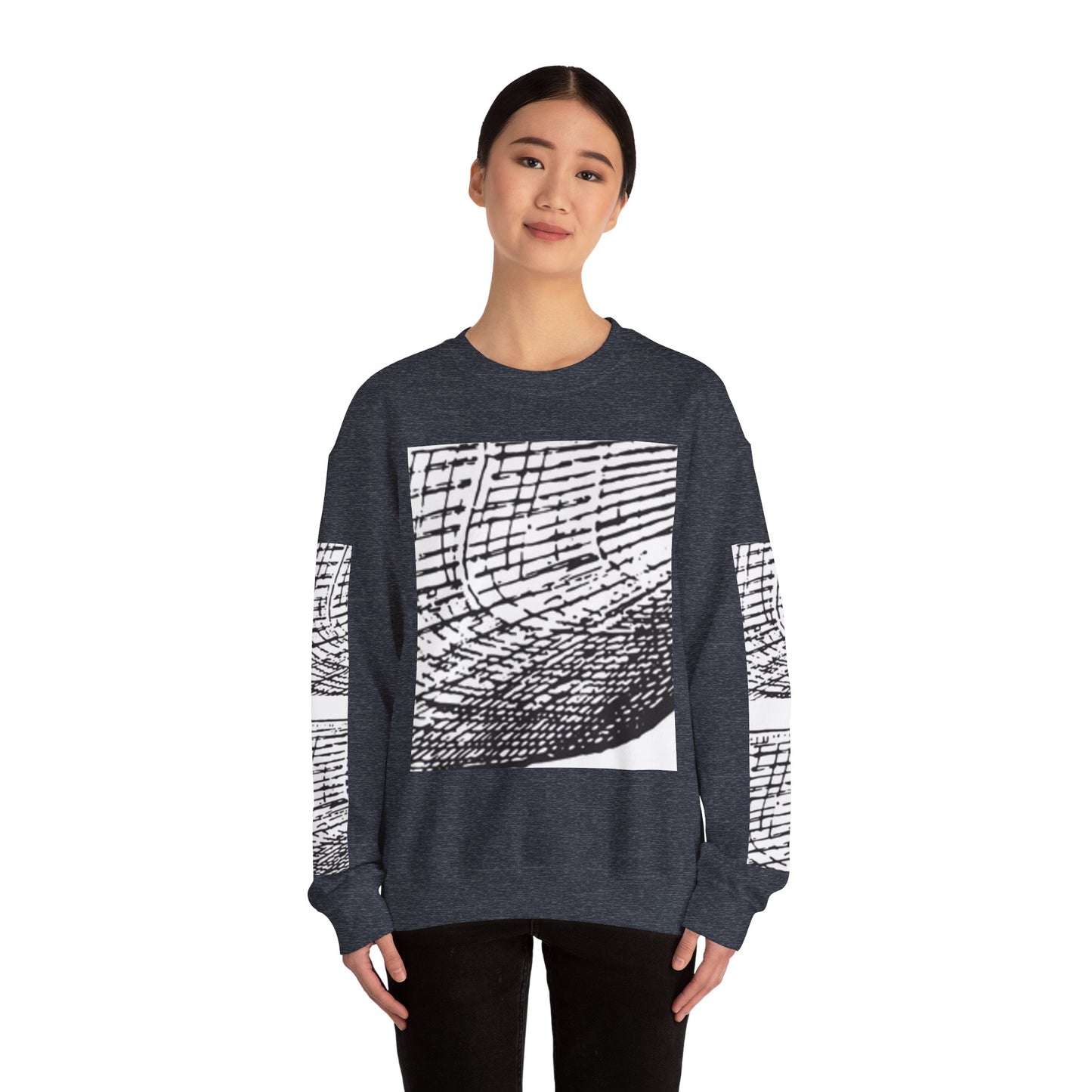 Artistic Unisex Crewneck Sweatshirt - Abstract Design for Cozy Vibes