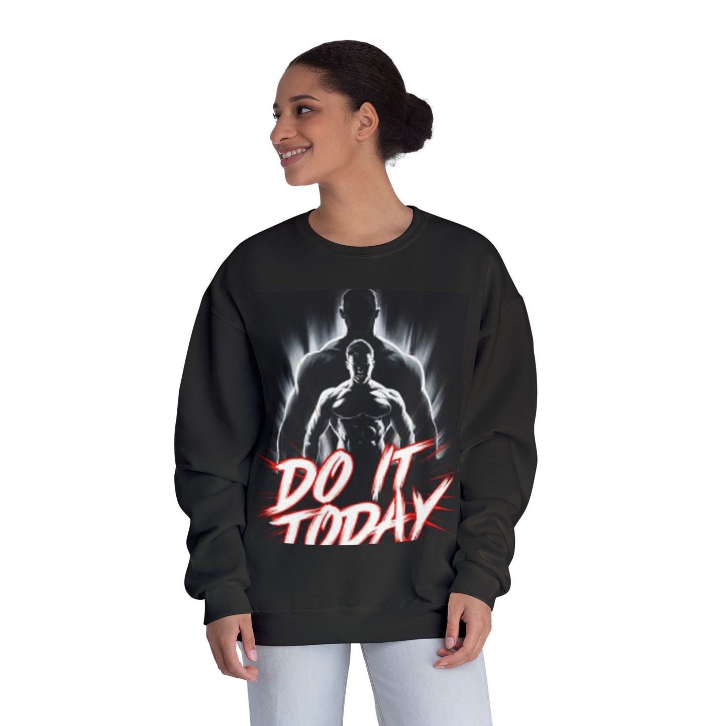 Motivational Sweatshirt - 'Do It Today' Unisex Crewneck