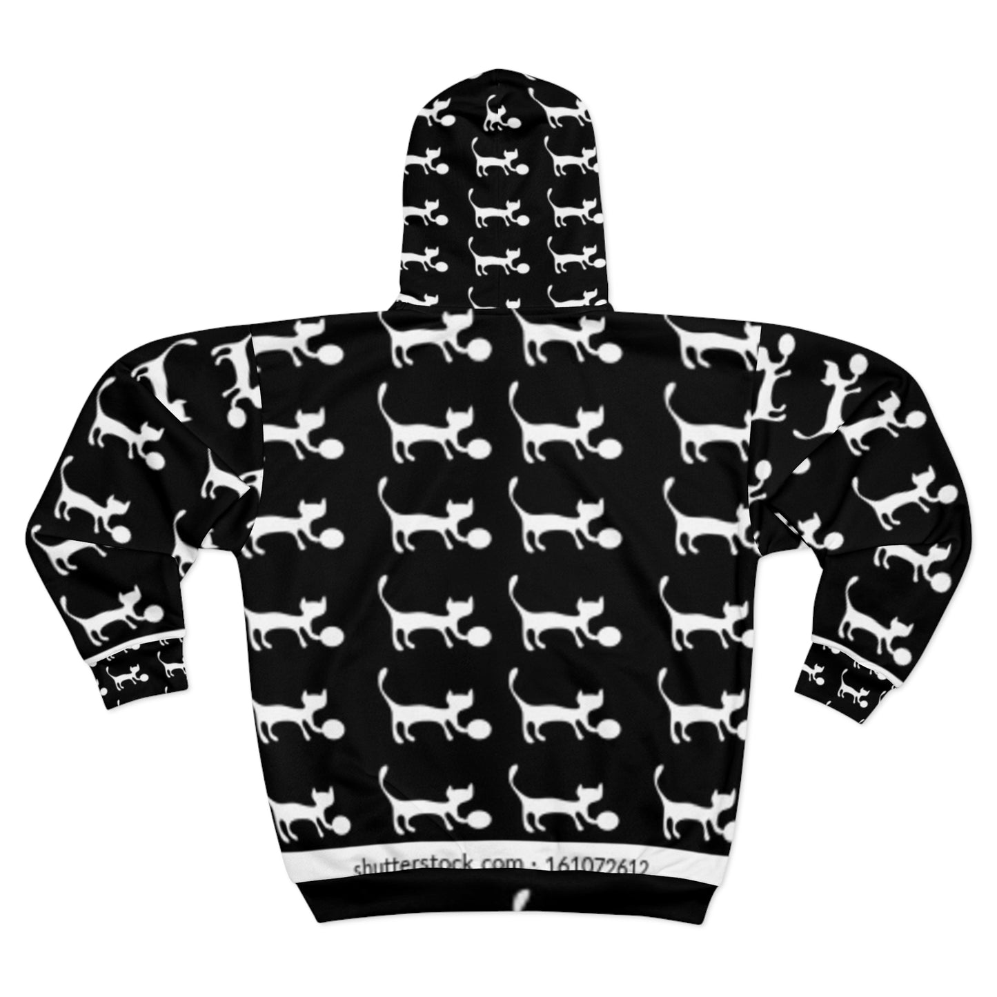 Whimsical Cat Unisex Zip Hoodie – Cozy & Fun for Animal Lovers