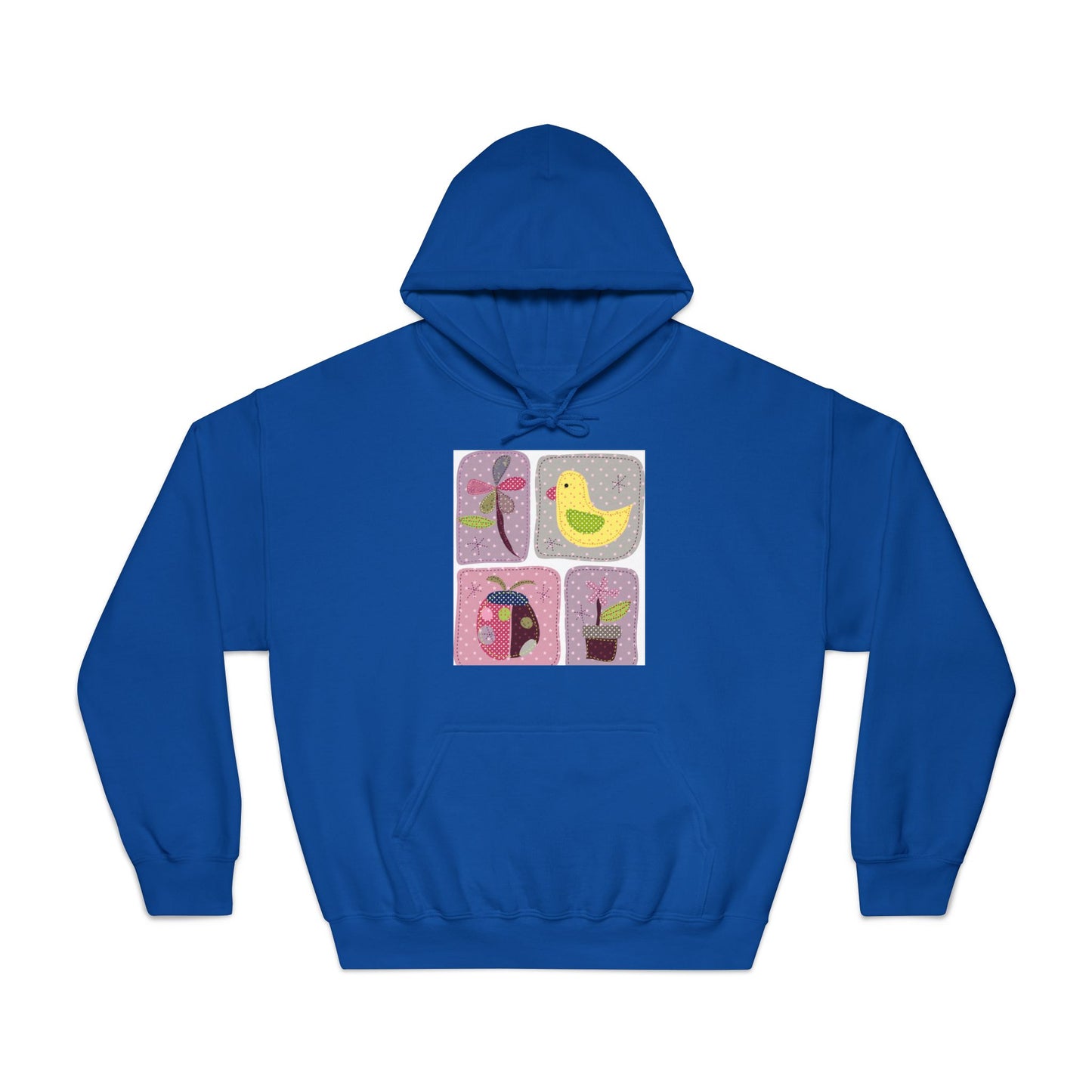 Cozy Unisex Hooded Sweatshirt with Floral Design - Perfect for Spring Celebrations