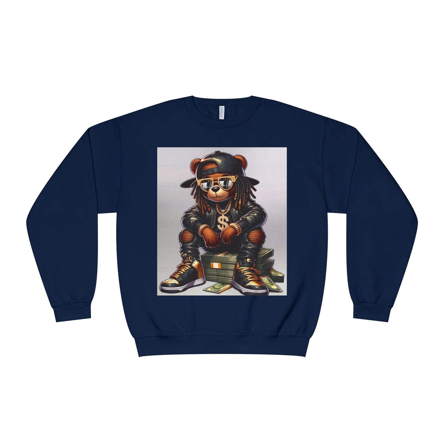 Cool Bear Money Crewneck Sweatshirt