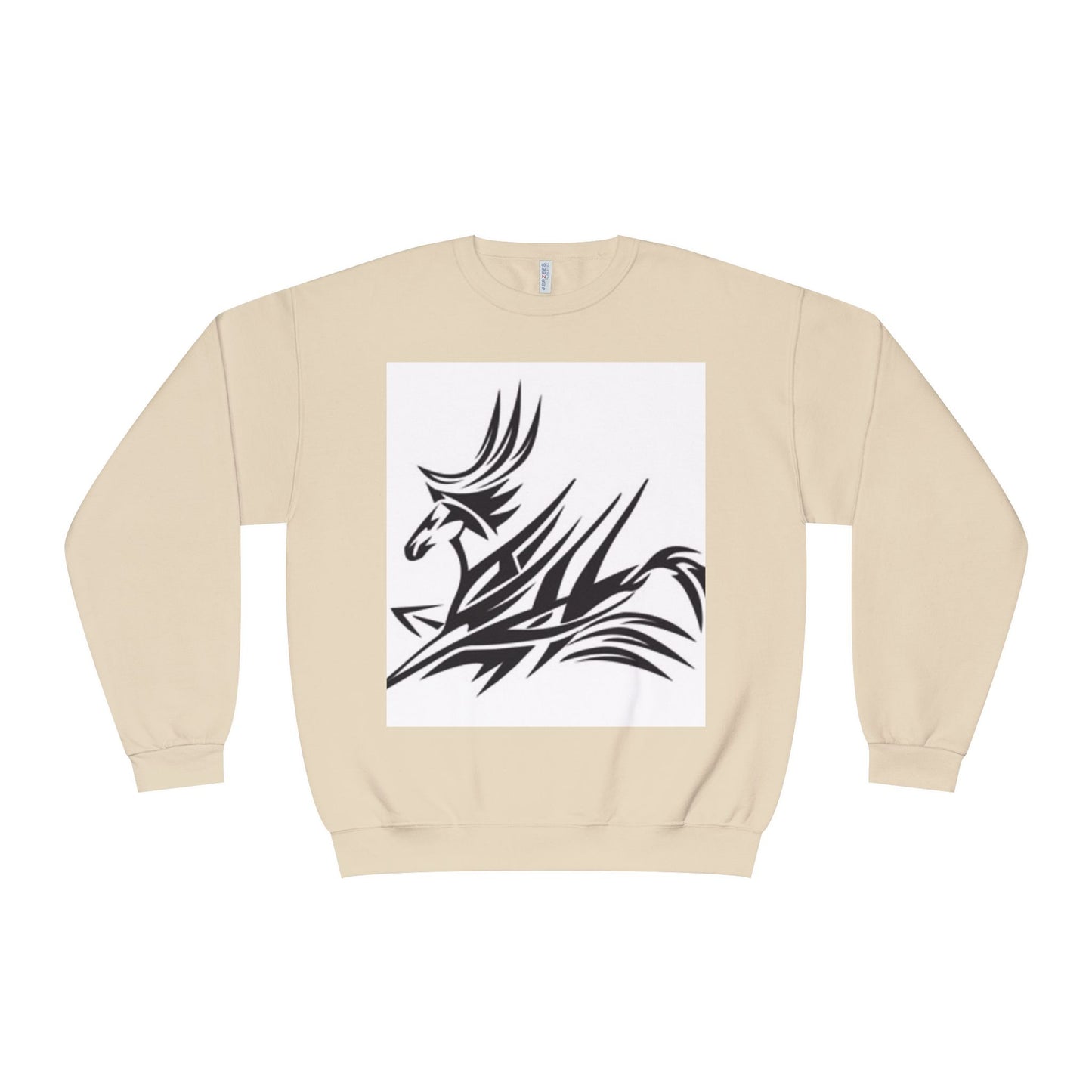 Trendy Tribal Design Unisex Crewneck Sweatshirt - Perfect for Casual Wear & Gifting