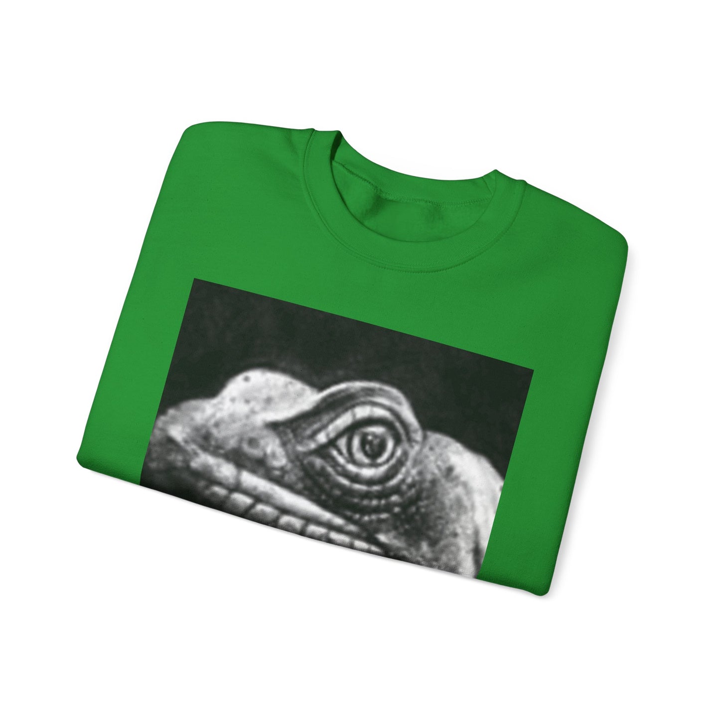 Unique Unisex Crewneck Sweatshirt with Bold Lizard Design